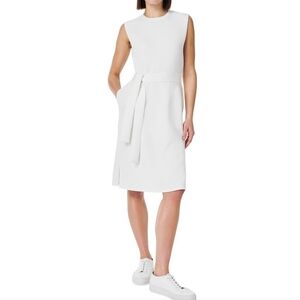 Spanx AirEssentials Belted Tank Dress Sleeveless Dress with Tie Waist Size Small